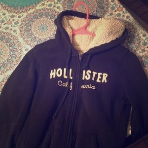 Navy Hollister Hoodie